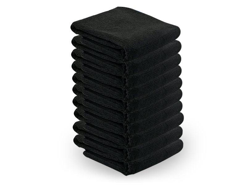 Prosop microfibră 73x40cm 10buc negru