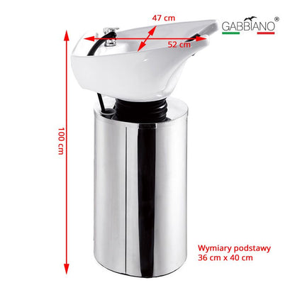 Scafa coafor frizerie q-2460 - stație de spălare