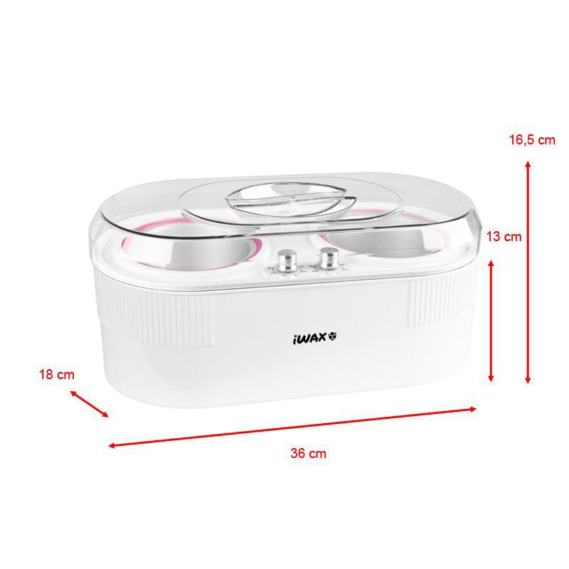 Încălzitor ceară 2în1 cutie 400ml + 800ml 400w
