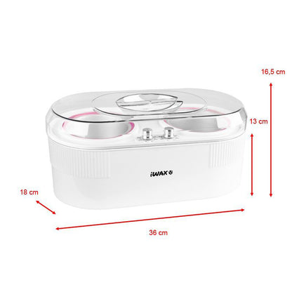 Încălzitor ceară 2în1 cutie 400ml + 800ml 400w