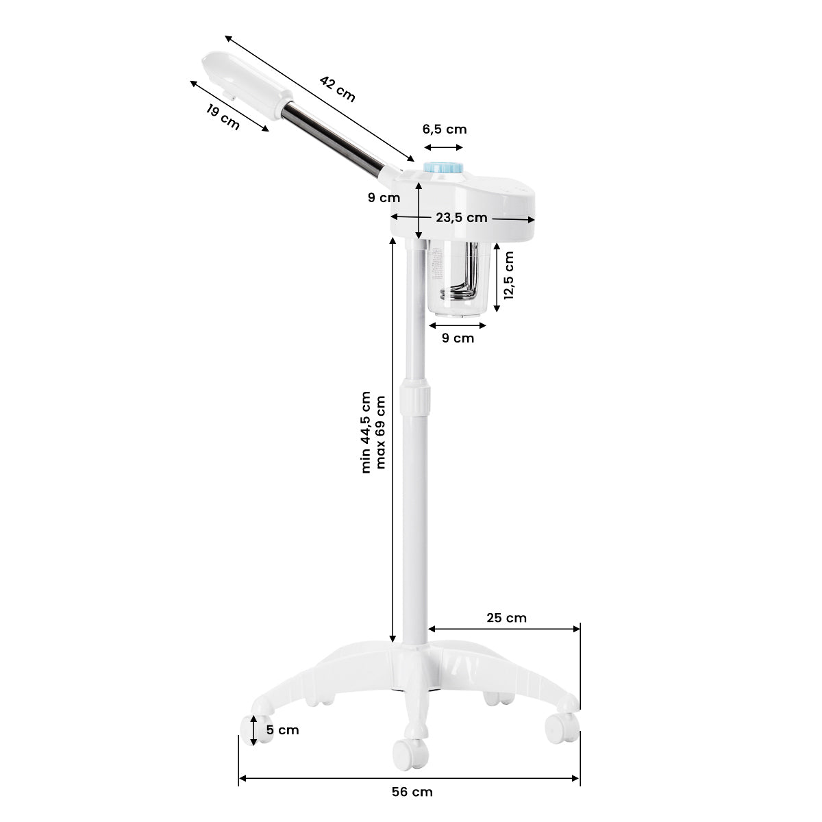 Vapozon cosmetic Giovanni D-09 alb