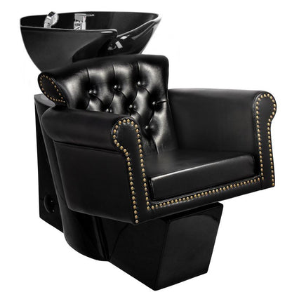 Scafa coafor frizerie Berlin negru / vas negru