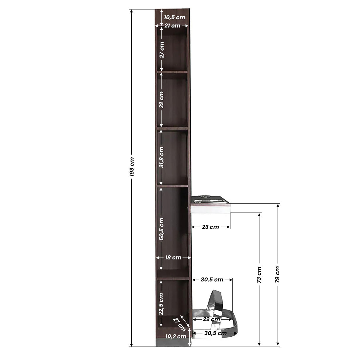 Consolă coafor Gabbiano b058 venge