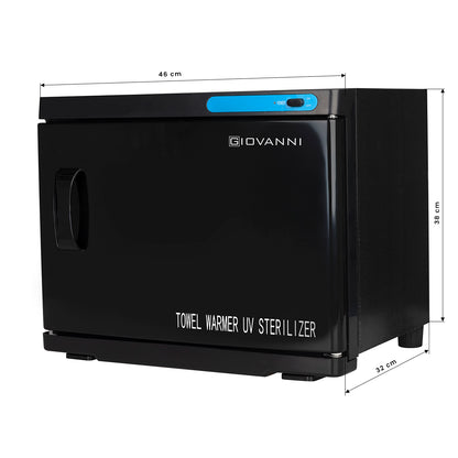 Încălzitor de prosoape cu UV-C 23L negru sterilizator