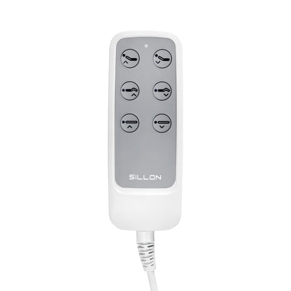 Scaun cosmetic electric SILLON Lux 273b 3 motoare alb