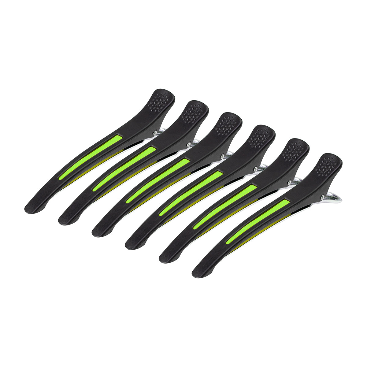 Cleme de coafură pentru păr e-13 6 buc 11.5 cm mix neon