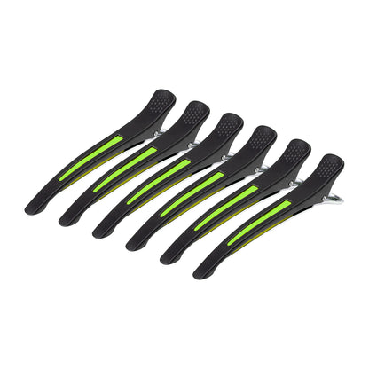 Cleme de coafură pentru păr e-13 6 buc 11.5 cm mix neon