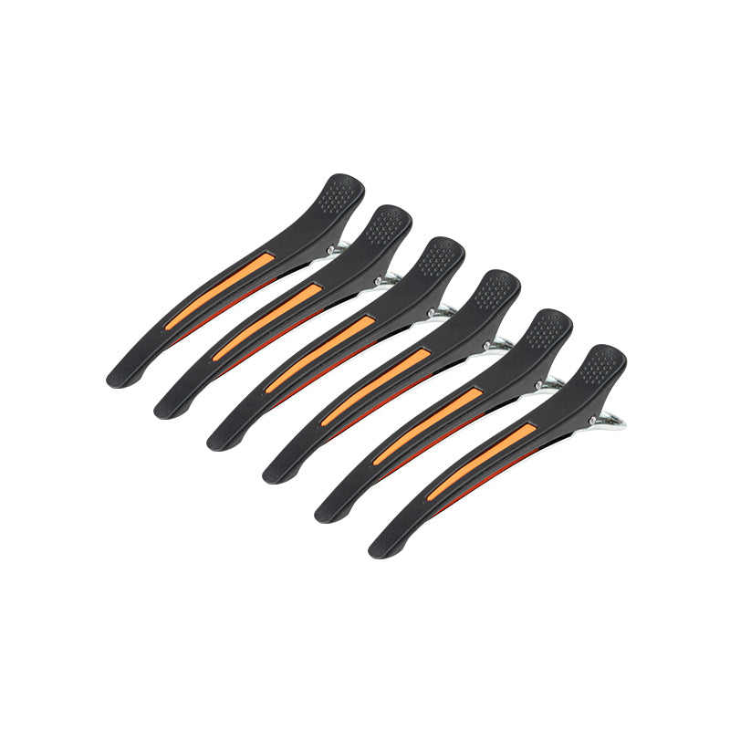 Cleme de coafură pentru păr e-13 6 buc 11.5 cm mix neon