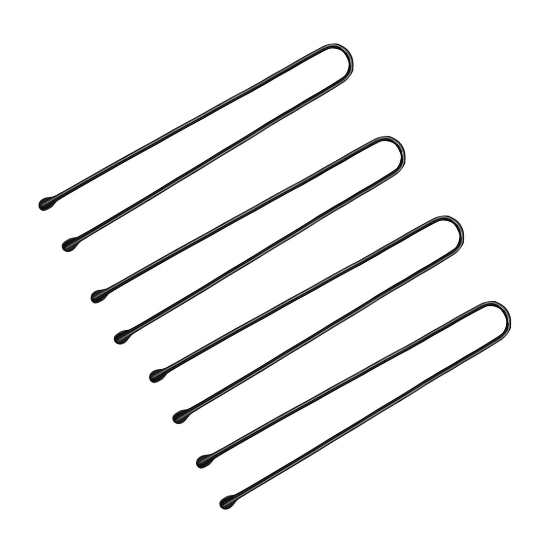 Agrafe de coafură pentru păr e-63 150 buc 4.9 cm negre