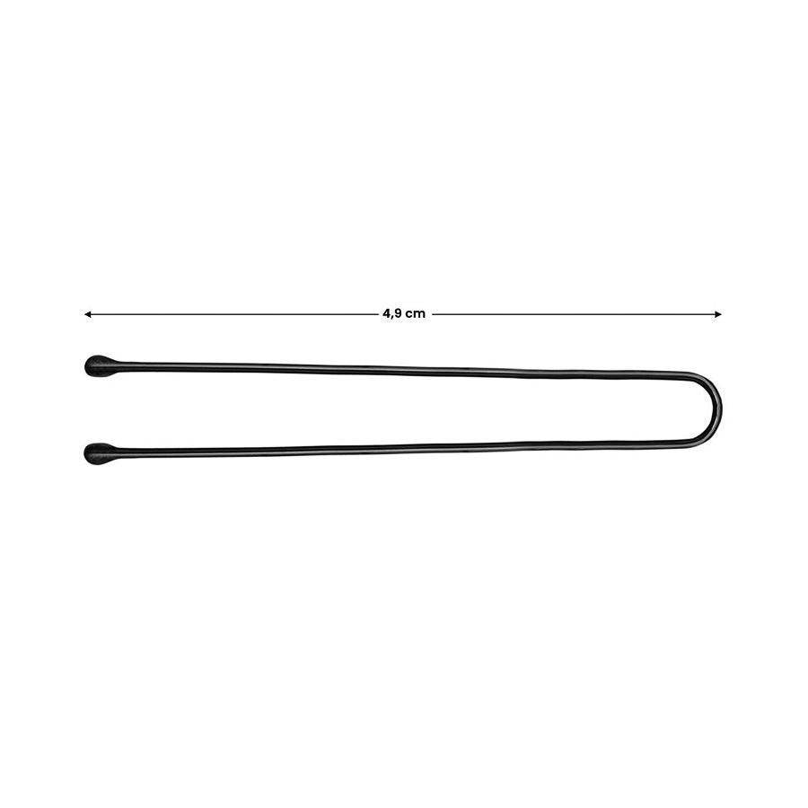 Agrafe de coafură pentru păr e-63 150 buc 4.9 cm negre