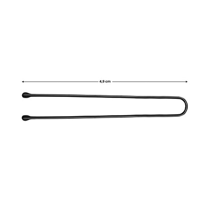 Agrafe de coafură pentru păr e-63 150 buc 4.9 cm negre