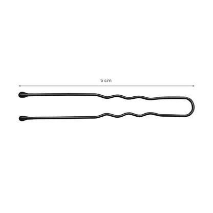 Agrafe de coafură pentru păr e-65 300 buc 5 cm negre