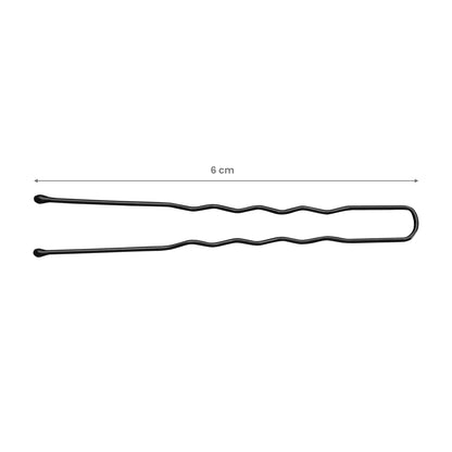 Agrafe de coafură pentru păr e-65 300 bucăți 6 cm negre