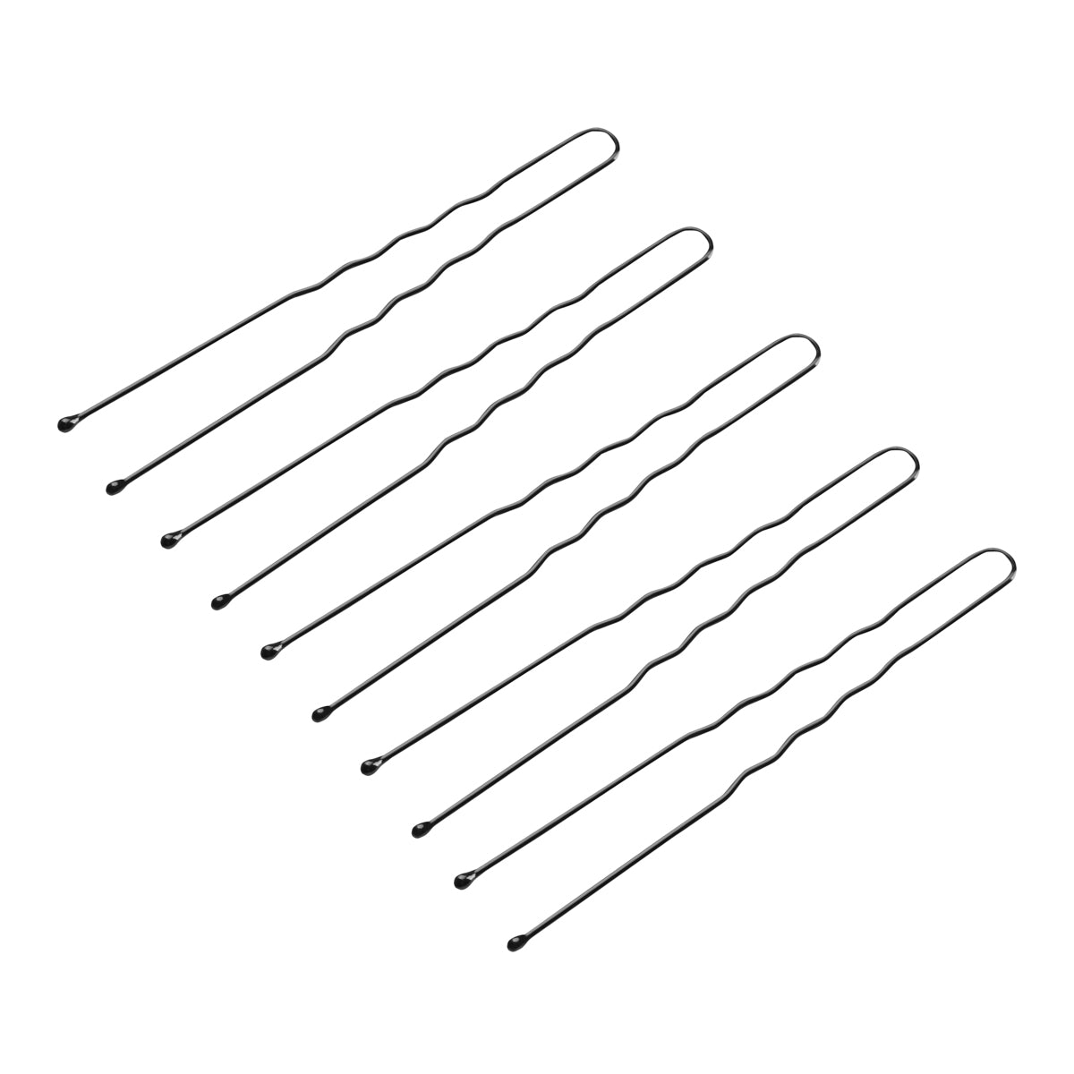 Agrafe de coafură pentru păr e-65 300 bucăți 7 cm negre