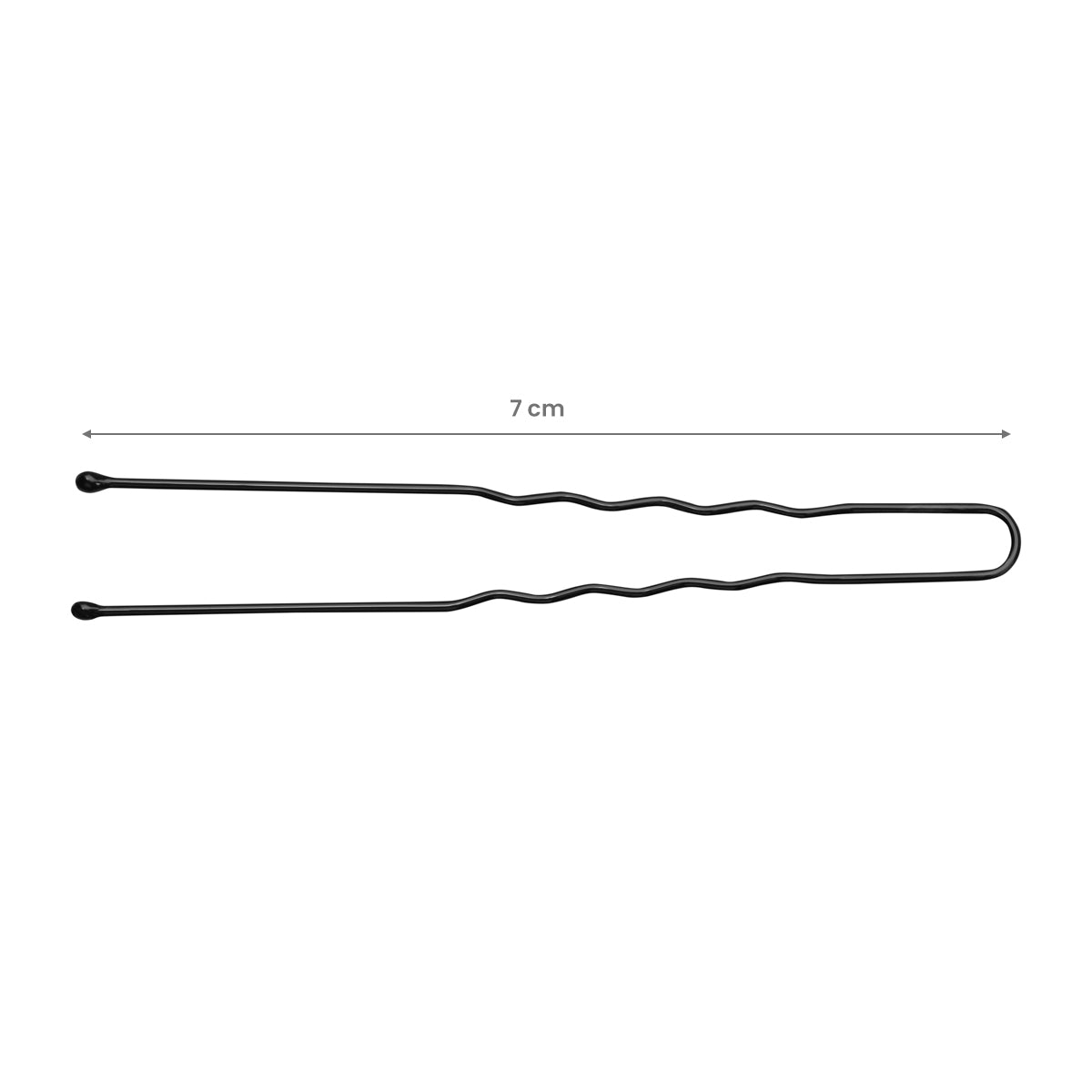 Agrafe de coafură pentru păr e-65 300 bucăți 7 cm negre