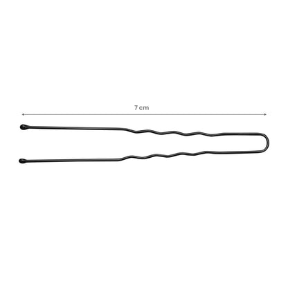 Agrafe de coafură pentru păr e-65 300 bucăți 7 cm negre