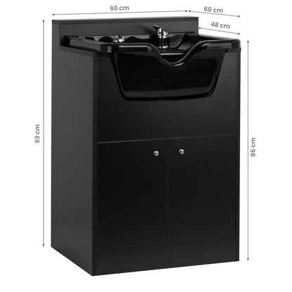 Scafa coafor frizerie BARBER BB06 negru