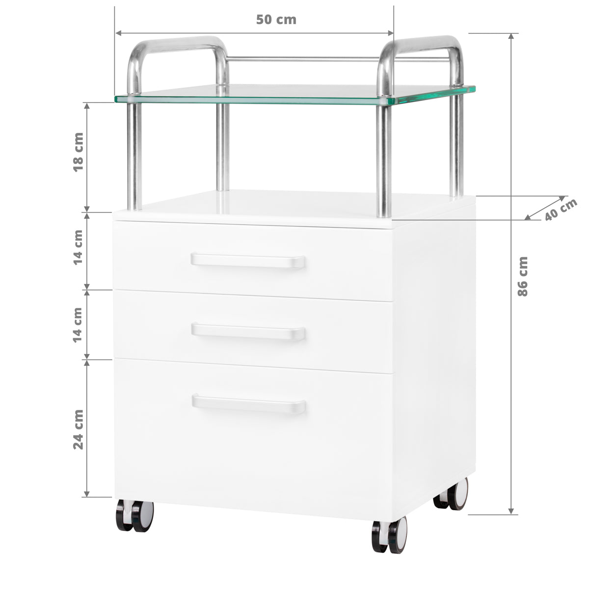 Ucenic cosmetica podologic 6053 alb