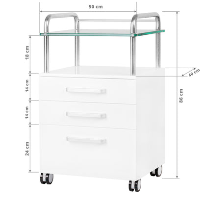 Ucenic cosmetica podologic 6053 alb