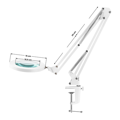 Lampa cosmetica cu lupa si LED ALB GLOW 308