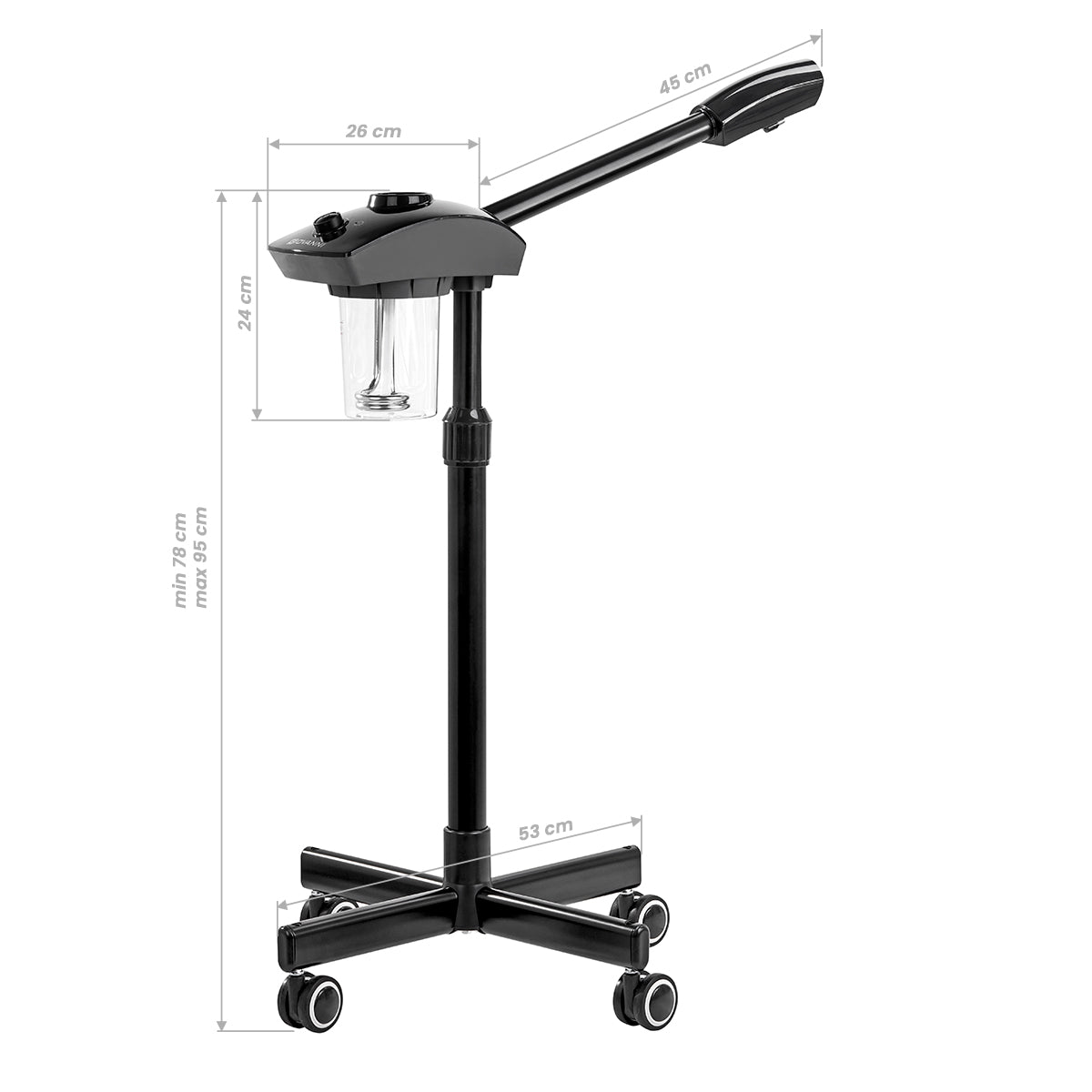 Vapozon cosmetic Giovanni D-20 negru
