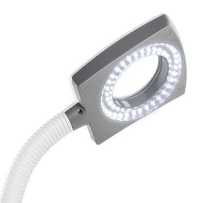 Vapozon cosmetic Giovanni cu lampă lupă D-21 alb