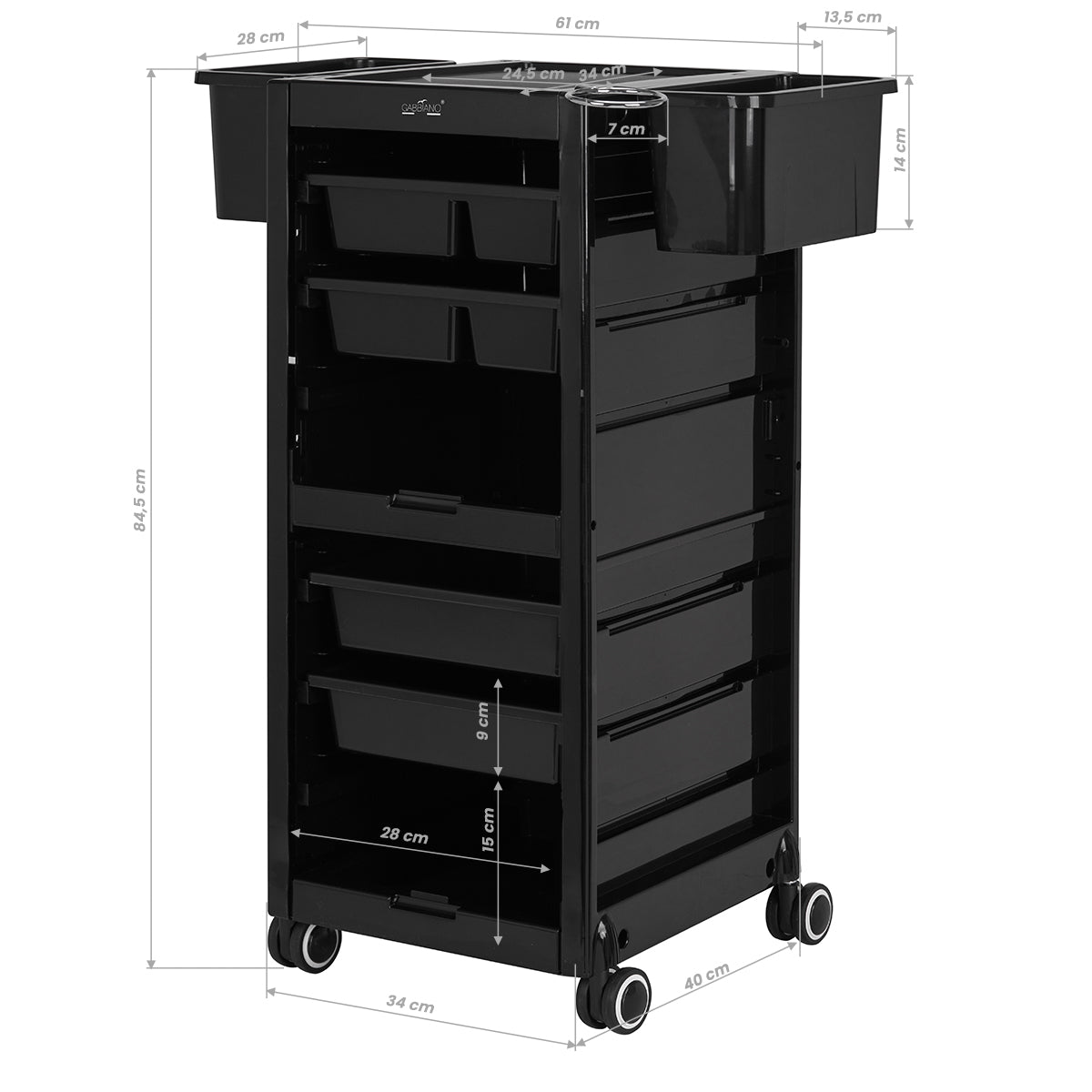 Ucenic coafor Gabbiano 68B negru