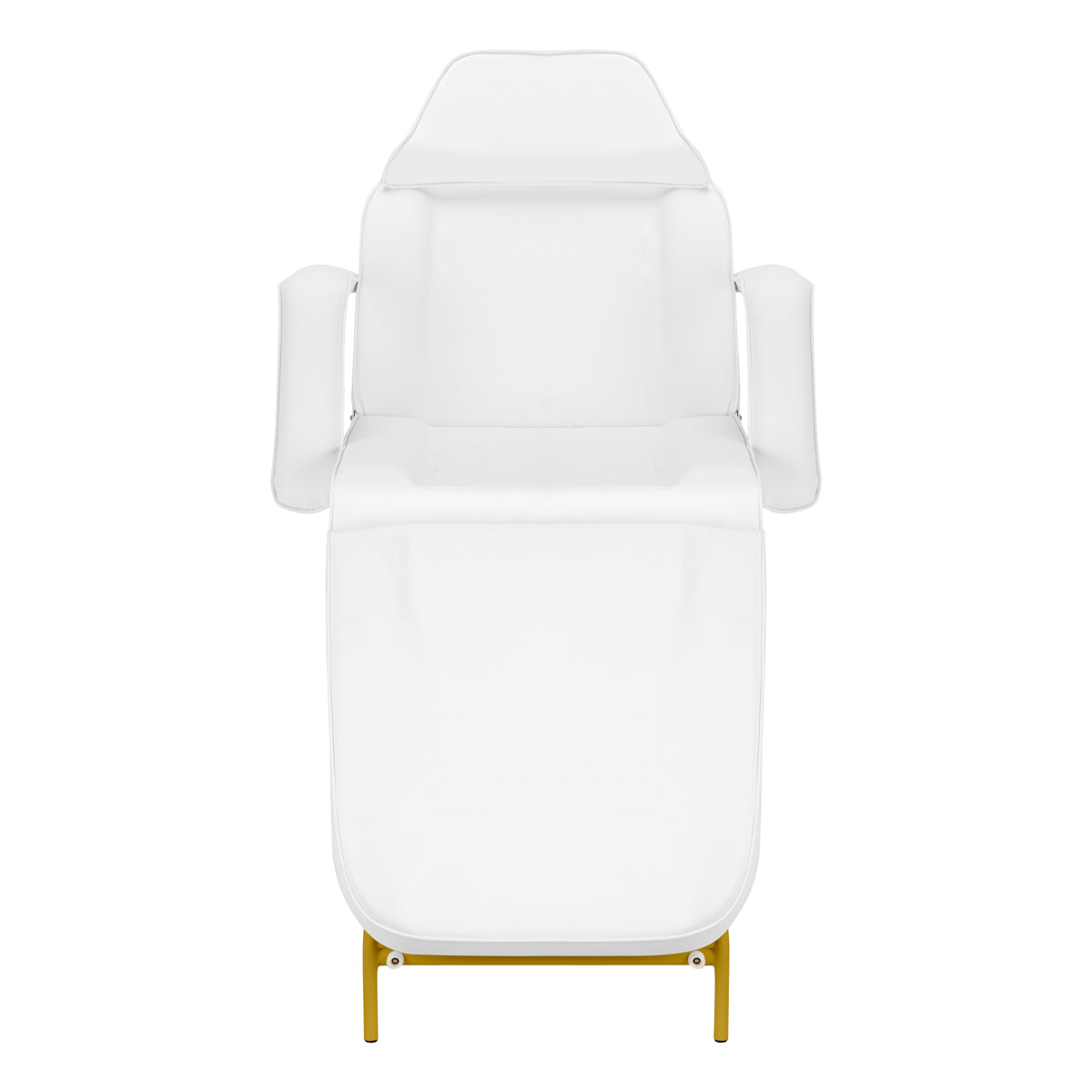 Scaun cosmetic 557G cu sertare alb + gold