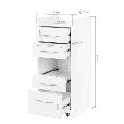 Ucenic cosmetica Mini 969, alb