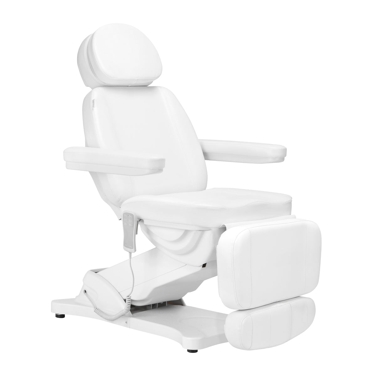 Scaun cosmetic electric SILLON CLASSIC 3 motoare alb