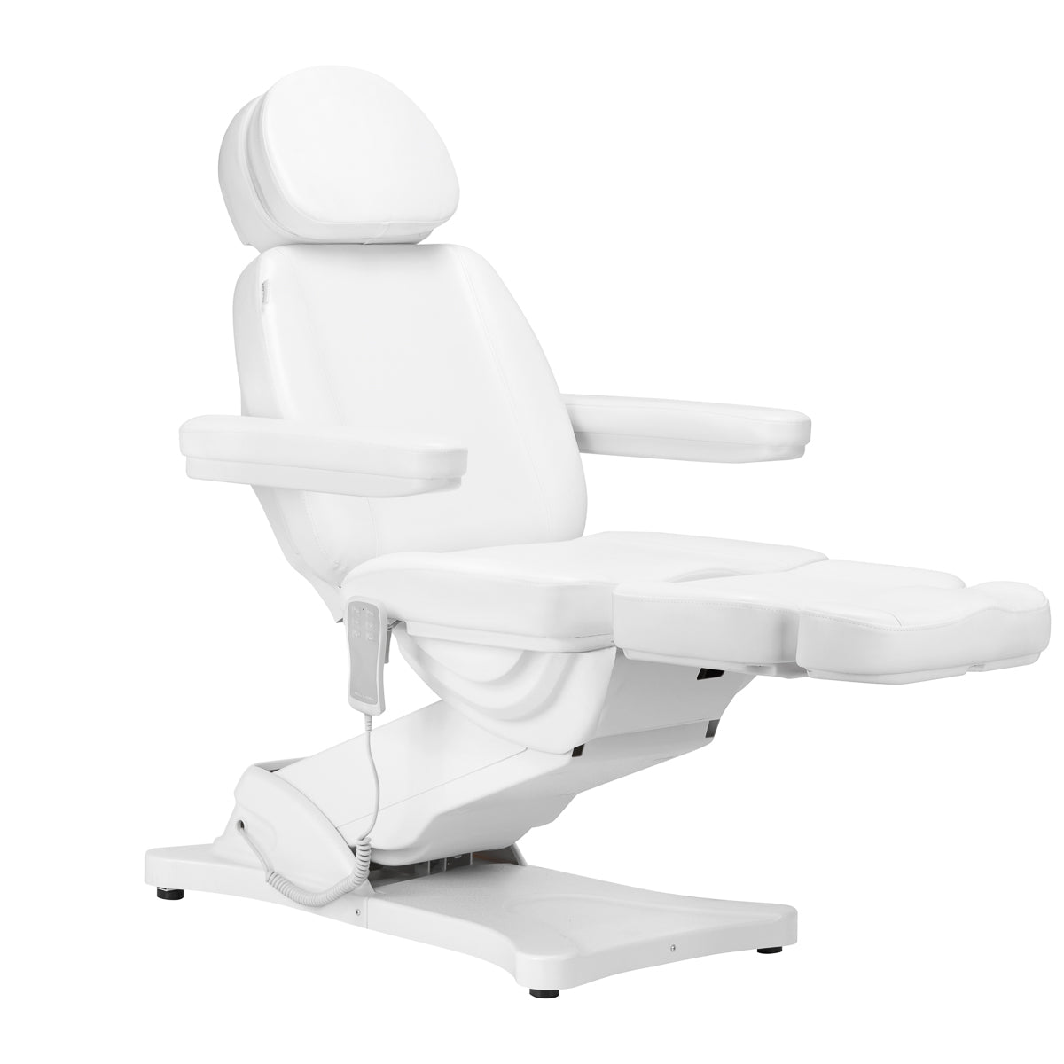 Scaun cosmetic electric SILLON CLASSIC 3 motoare alb