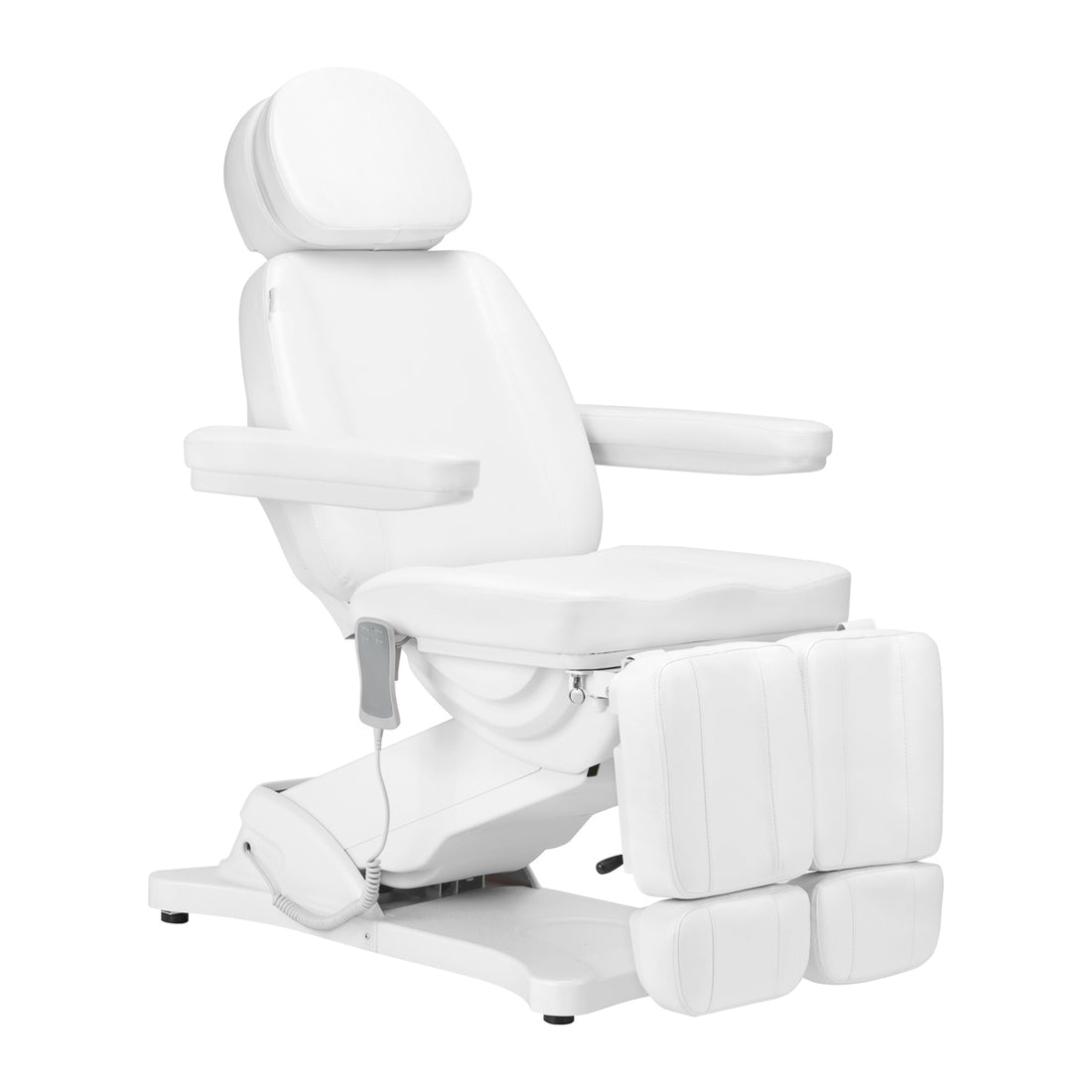 Scaun cosmetic electric SILLON CLASSIC 2 motoare pedi alb