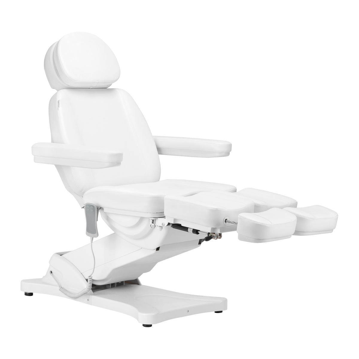 Scaun cosmetic electric SILLON CLASSIC 2 motoare pedi alb