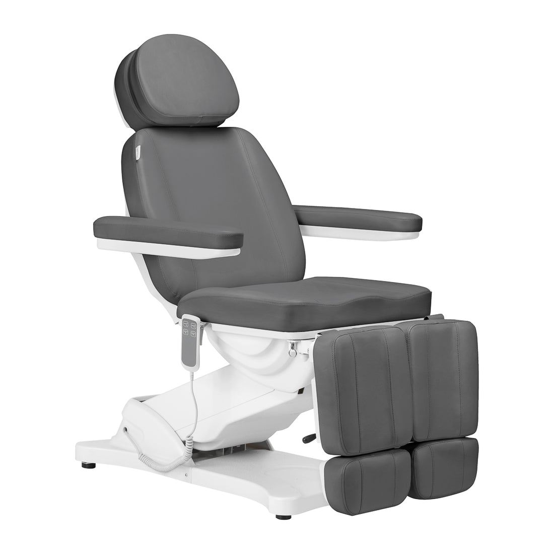 Scaun cosmetic electric SILLON CLASSIC 2 motoare pedi gri