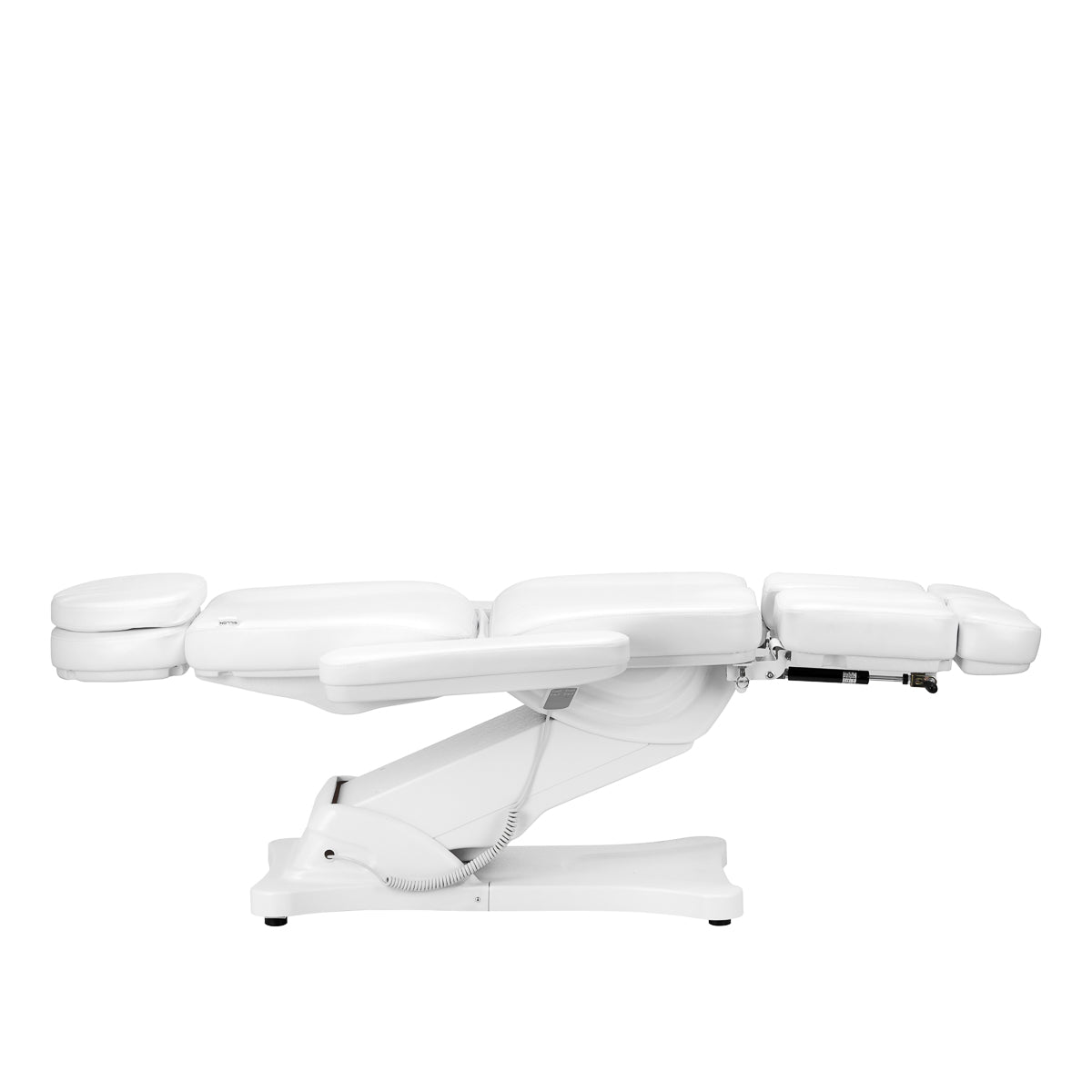 Scaun cosmetic electric SILLON CLASSIC 3 motoare cu suport pentru pedichiură alb