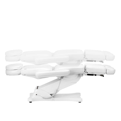 Scaun cosmetic electric SILLON CLASSIC 3 motoare cu suport pentru pedichiură alb