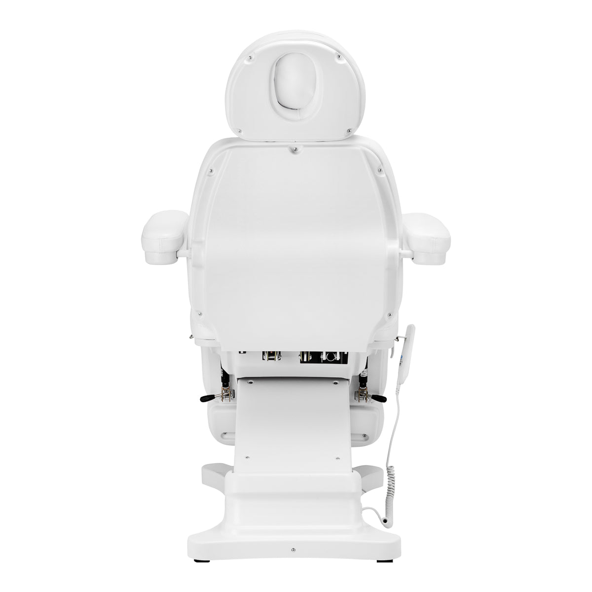 Scaun cosmetic electric SILLON CLASSIC 3 motoare cu suport pentru pedichiură alb