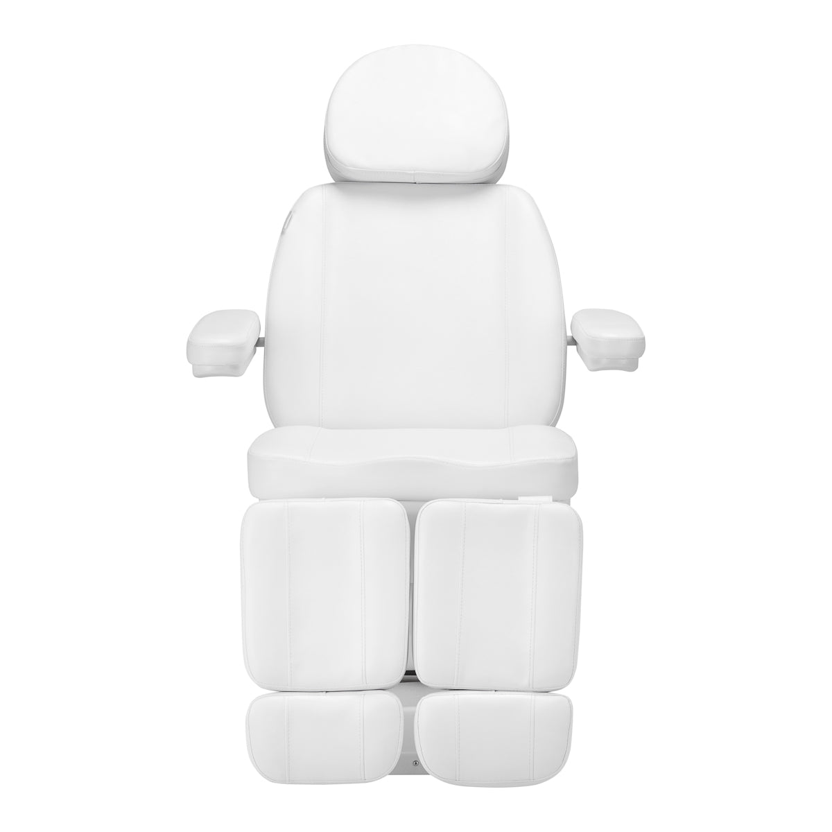 Scaun cosmetic electric SILLON CLASSIC 3 motoare cu suport pentru pedichiură alb