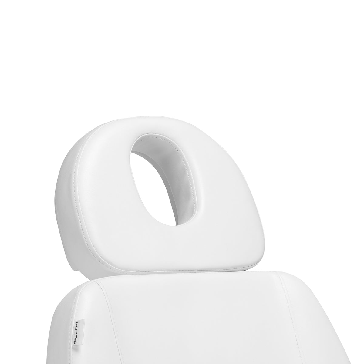 Scaun cosmetic electric SILLON CLASSIC 3 motoare cu suport pentru pedichiură alb