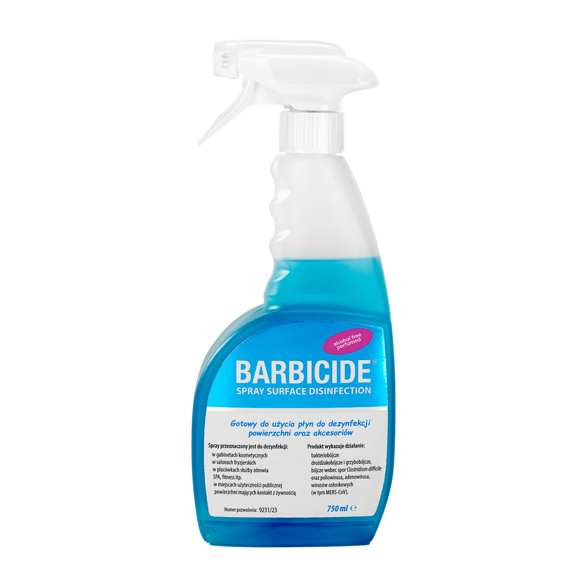 Barbicide spray pentru dezinfectarea tuturor suprafețelor 750ml parfumat