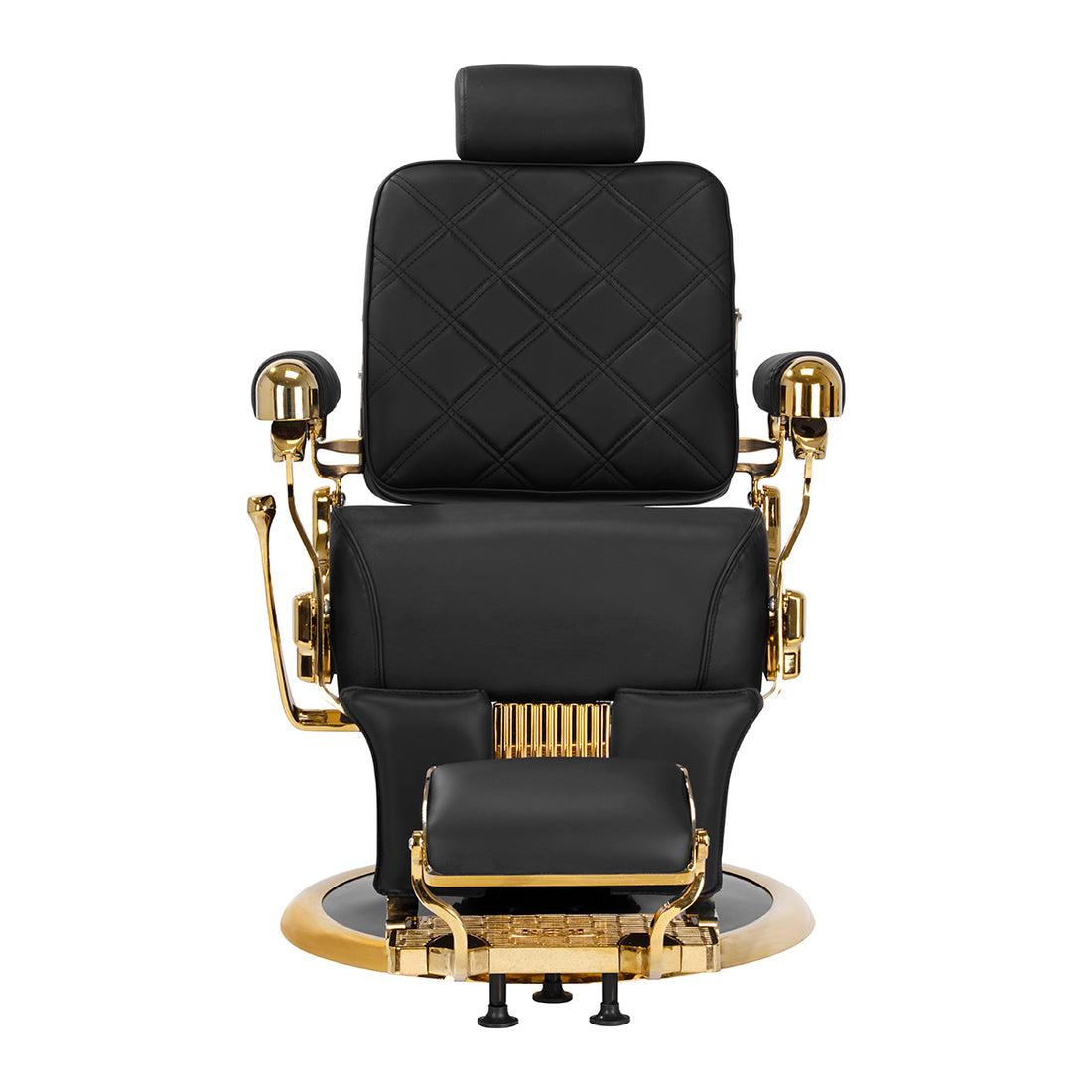 Scaun frizerie Gabbiano Leonardo Gold Black