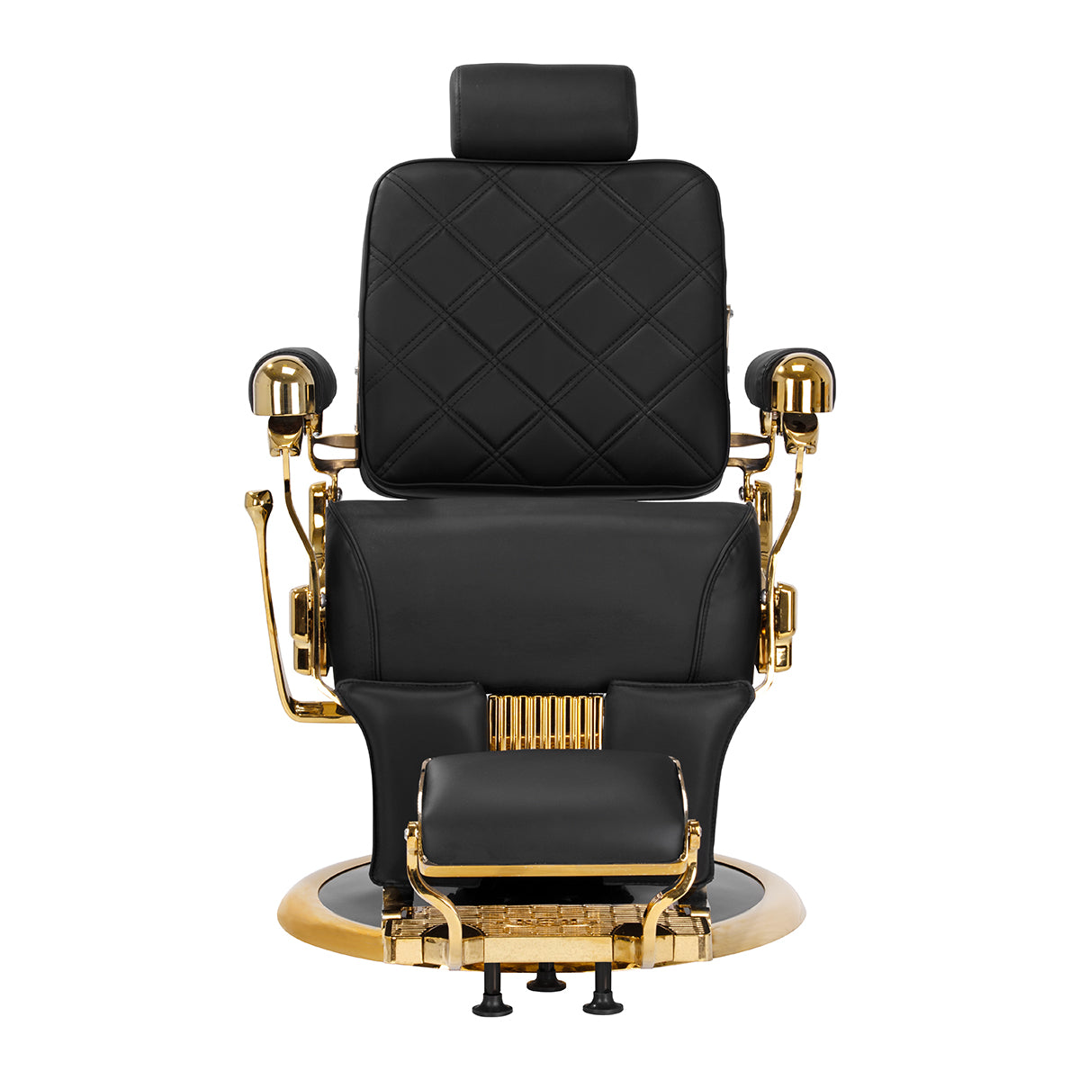 Scaun frizerie Gabbiano Leonardo Gold Black