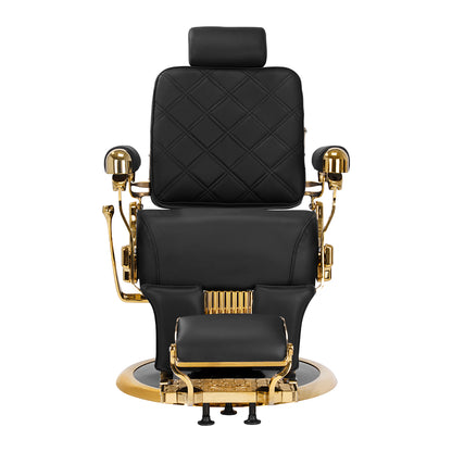 Scaun frizerie Gabbiano Leonardo Gold Black