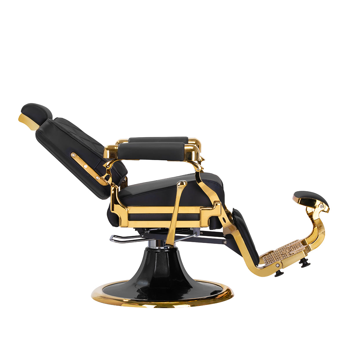 Scaun frizerie Gabbiano Leonardo Gold Black