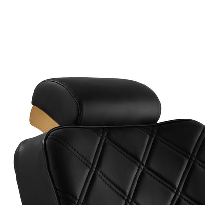 Scaun frizerie Gabbiano Leonardo Gold Black