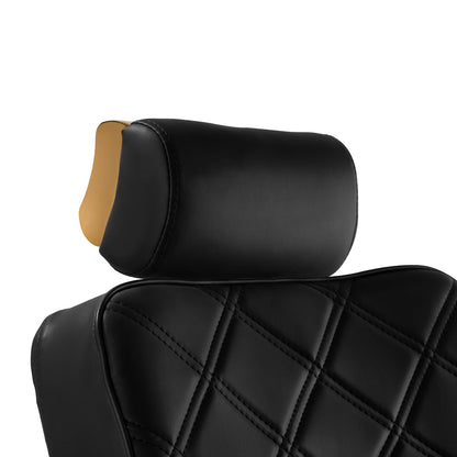 Scaun frizerie Gabbiano Leonardo Gold Black