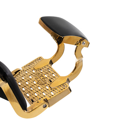 Scaun frizerie Gabbiano Leonardo Gold Black
