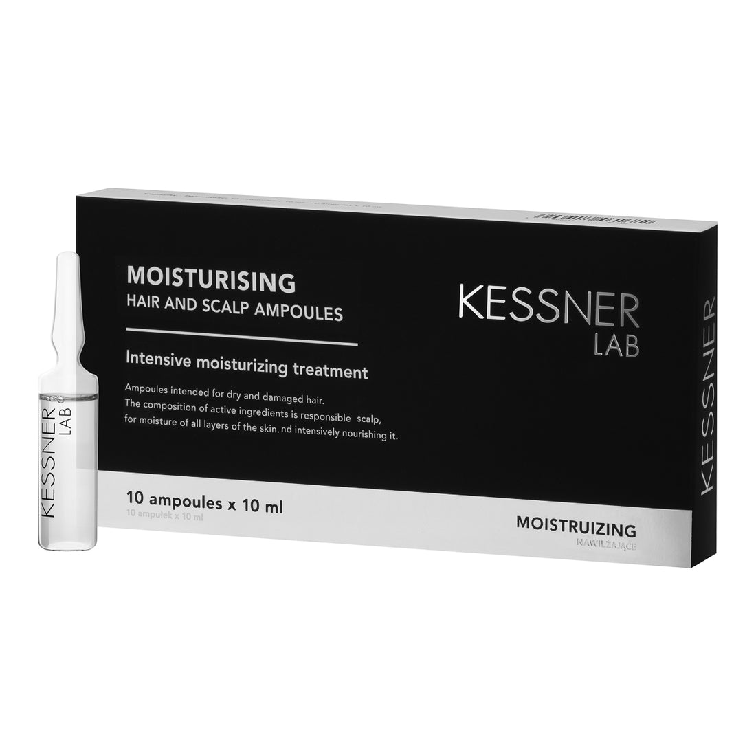 KESSNER LAB Fiole hidratante pentru scalp și păr 10 x 10 ml