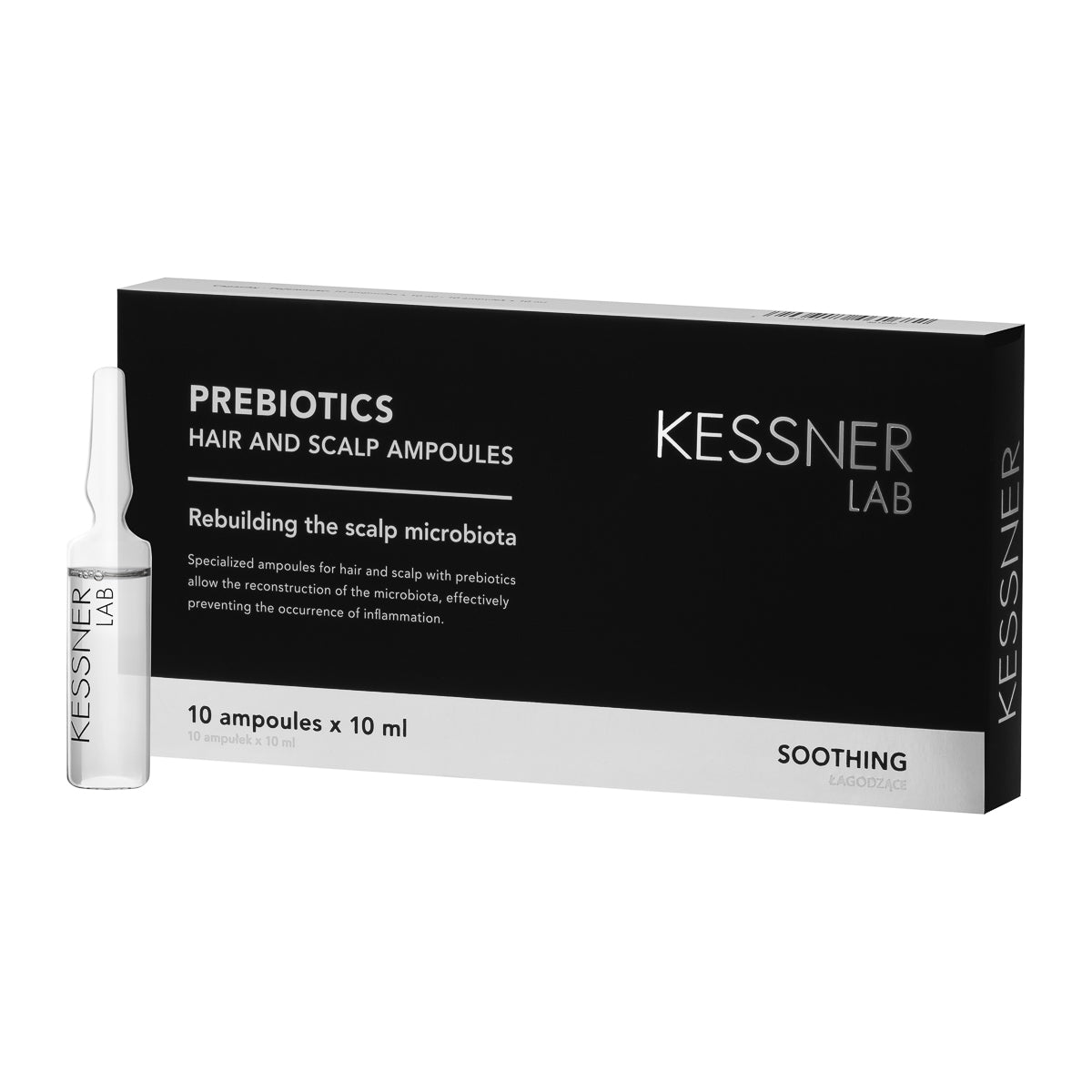KESSNER LAB Fiole prebiotice pentru scalp și păr 10 x 10 ml