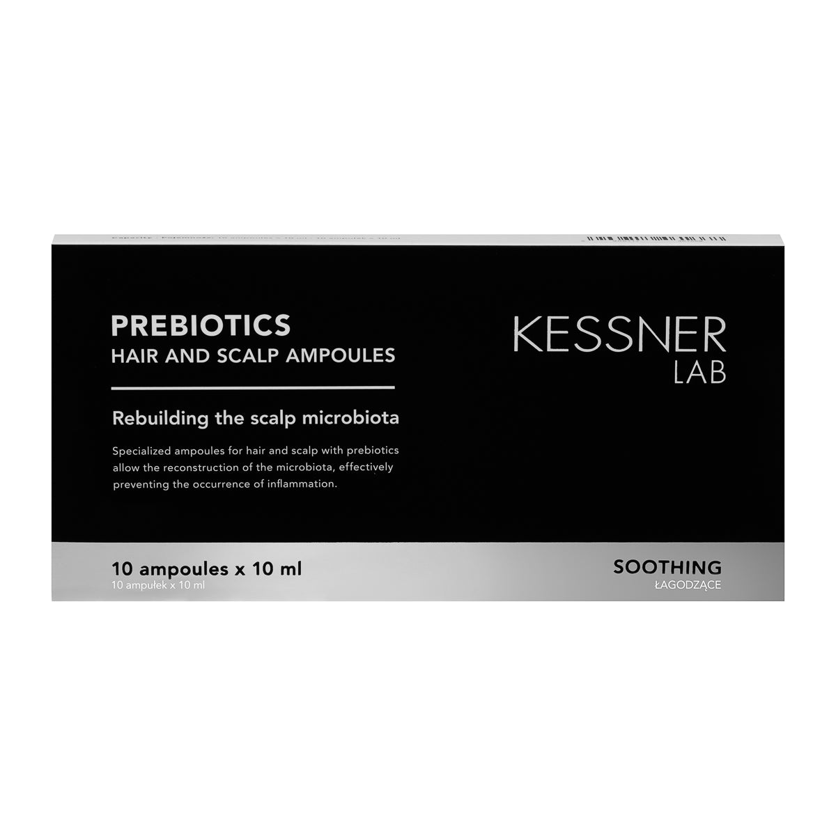 KESSNER LAB Fiole prebiotice pentru scalp și păr 10 x 10 ml